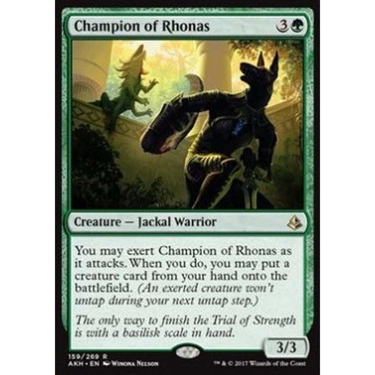 Champion of Rhonas - Campionessa di Rhonas - [AKH] [NM] [Foil]