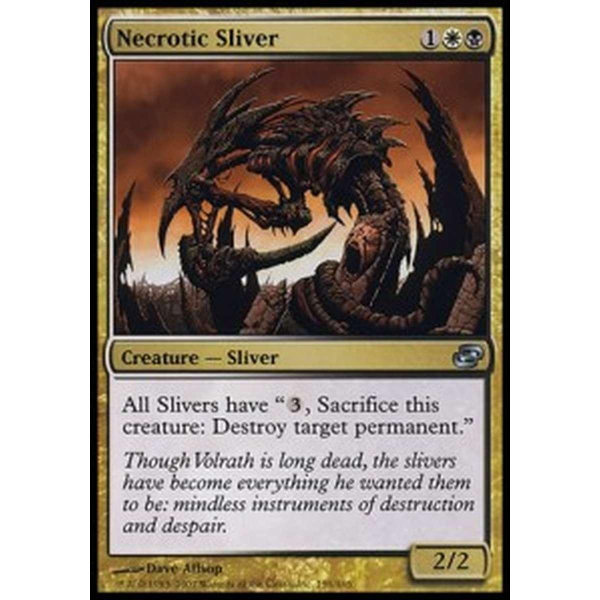 Necrotic Sliver - Tramutante Necrotico - [PLC] [EX] [Foil]