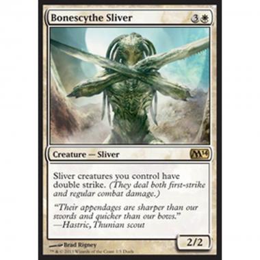 Bonescythe Sliver - Tramutante Ossafalce - [DPP] [NM] [Foil]