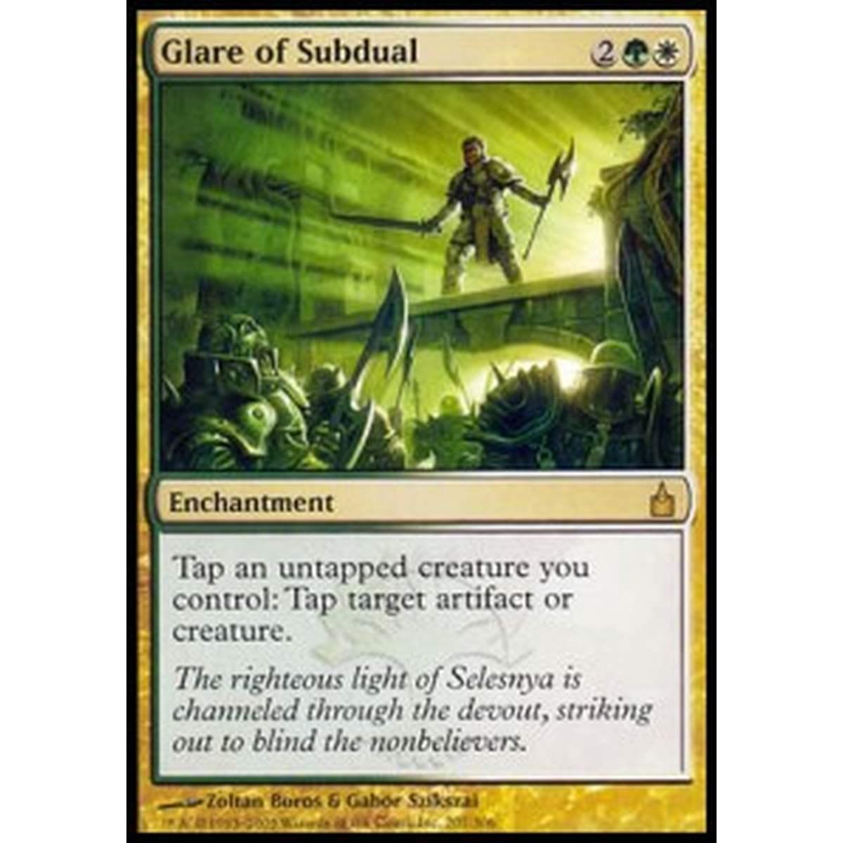 Glare of Subdual - Glare of Subdual - [RAV] [EX] [Foil]