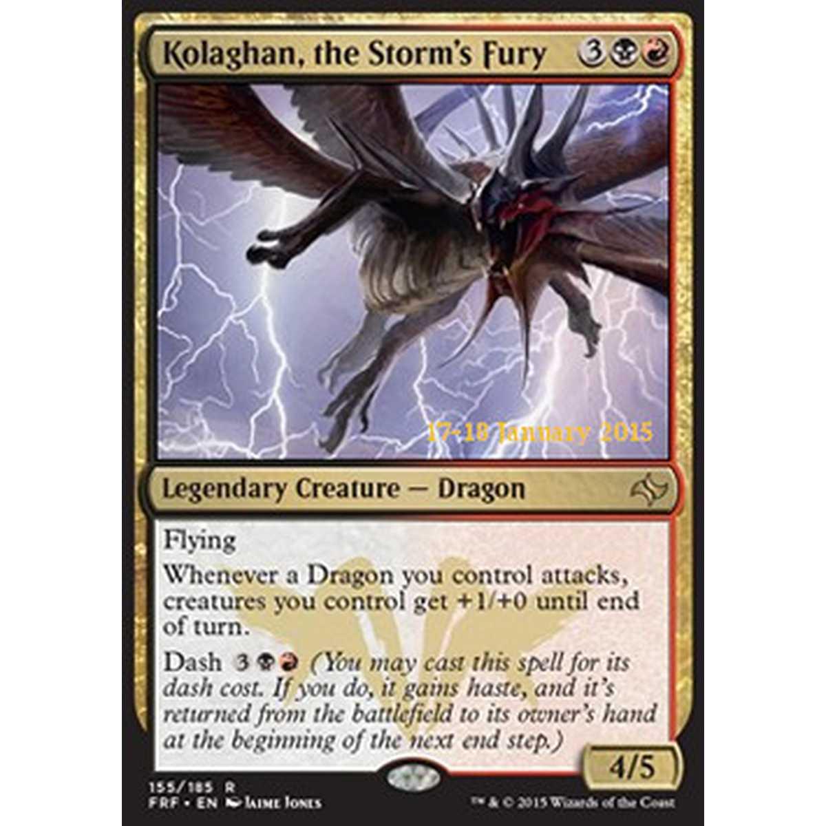 Kolaghan, the Storm's Fury - Kolaghan, la Furia della Tempesta - [PFRF] [NM] [Foil]