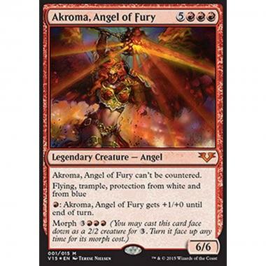 Akroma, Angel of Fury - Akroma, Angel of Fury - [V15] [NM] [Foil]