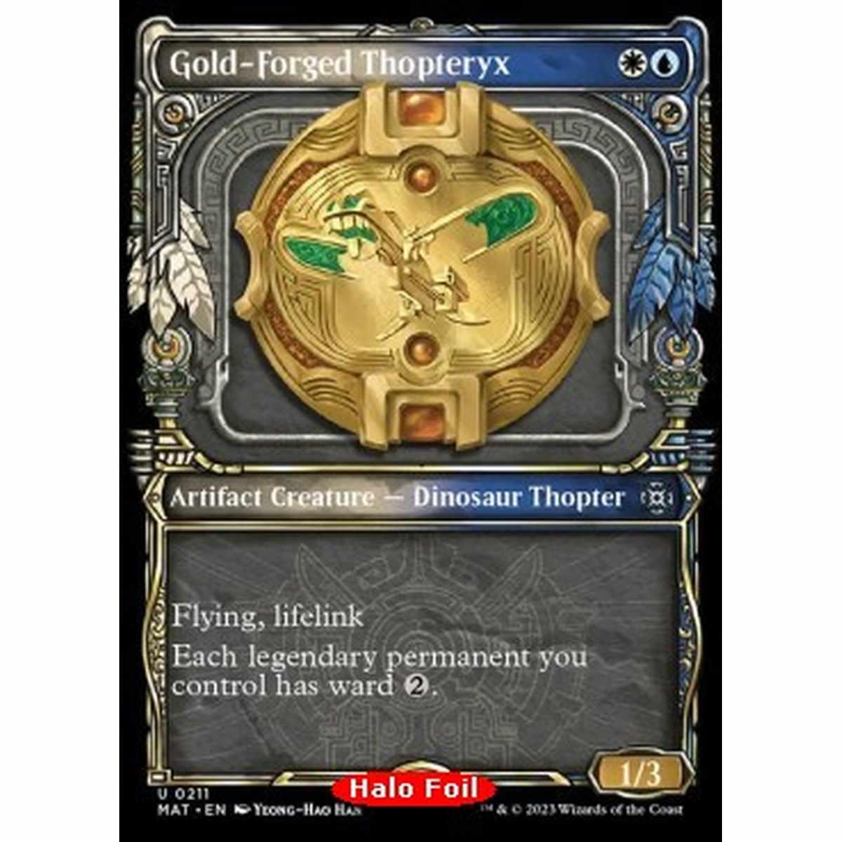 Gold-Forged Thopteryx (V.3) - Gold-Forged Thopteryx (V.3) - [XMAT] [NM] [Foil]