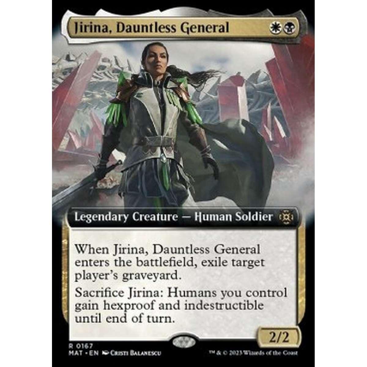 Jirina, Dauntless General (V.3) - Jirina, Dauntless General (V.3) - [XMAT] [NM]