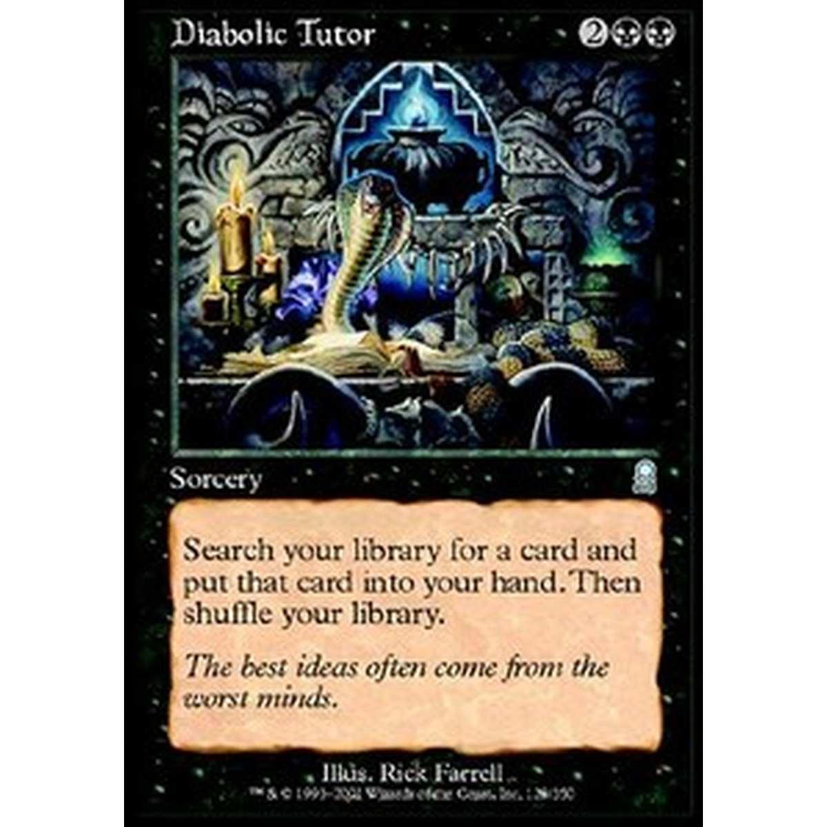 Diabolic Tutor - Diabolic Tutor - [ODY] [EX]