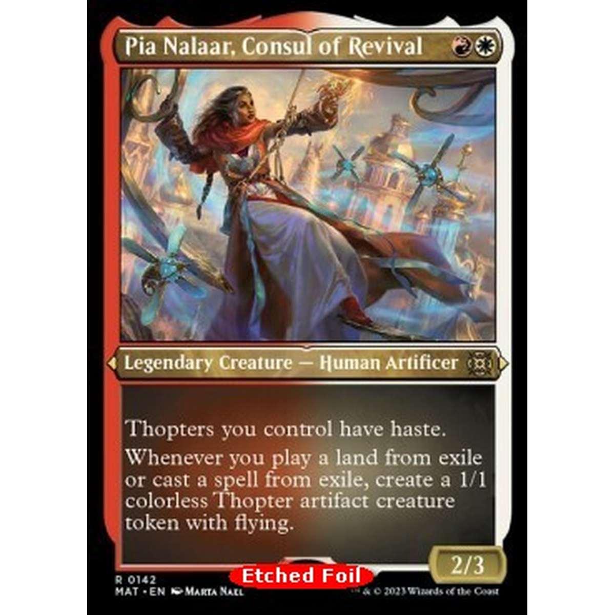 Pia Nalaar, Consul of Revival (V.2) - Pia Nalaar, Consul of Revival (V.2) - [XMAT] [NM] [Foil]