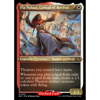 Pia Nalaar, Consul of Revival (V.2) - Pia Nalaar, Consul of Revival (V.2) - [XMAT] [NM] [Foil]