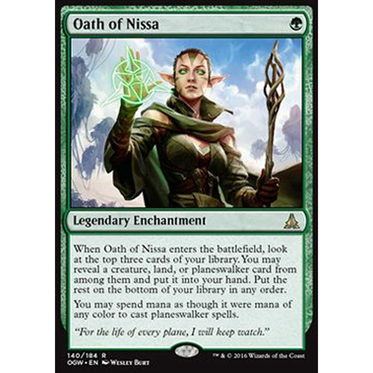 Oath of Nissa - Oath of Nissa - [OGW] [EX]