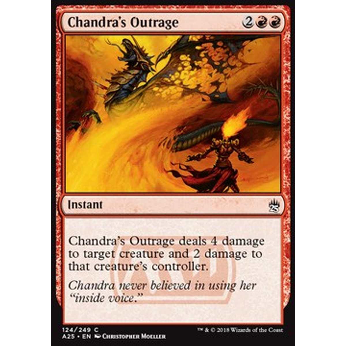 Chandra's Outrage - Chandra's Outrage - [A25] [NM]