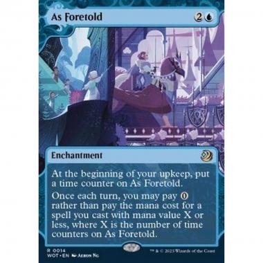 As Foretold (V.1) - As Foretold (V.1) - [WOT] [NM] [Foil]