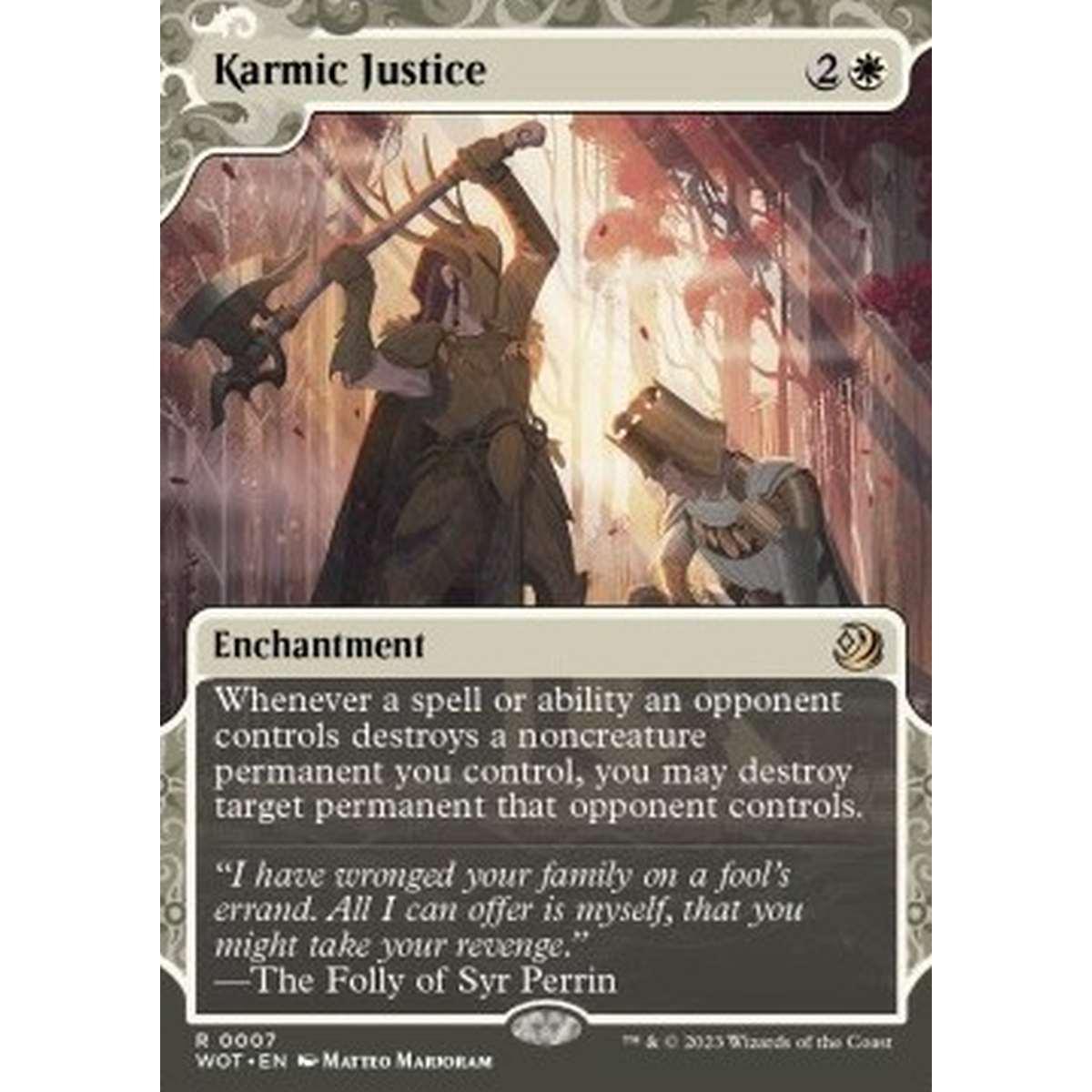 Karmic Justice (V.1) - Karmic Justice (V.1) - [WOT] [NM]