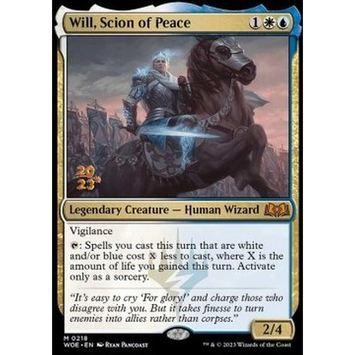 Will, Scion of Peace (V.1) - Will, Erede della Pace (V.1) - [PWOE] [NM] [Foil]