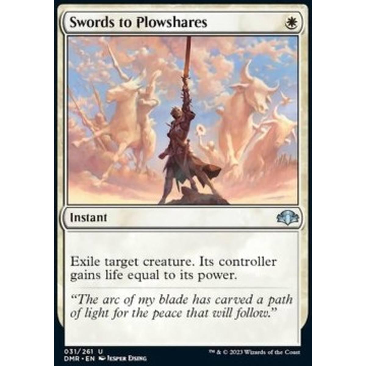Swords to Plowshares - Swords to Plowshares - [DMR] [NM] [Foil]