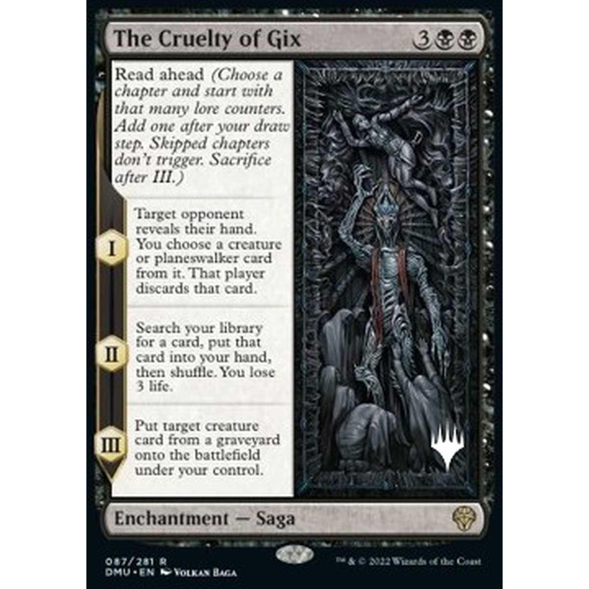 The Cruelty of Gix (V.2) - La CrudeltÃ di Gix (V.2) - [PDMU] [NM] [Foil]