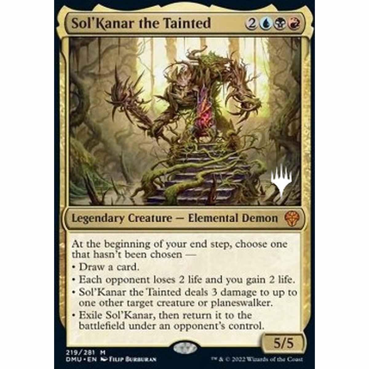 Sol'Kanar the Tainted (V.2) - Sol'kanar il Corrotto (V.2) - [PDMU] [NM] [Foil]