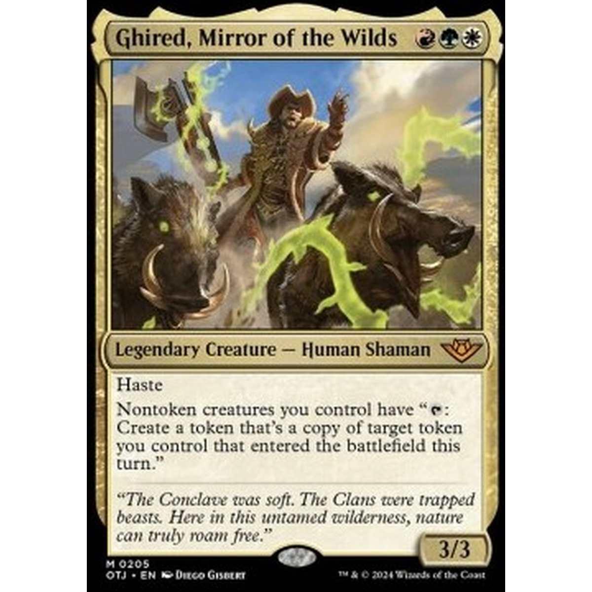 Ghired, Mirror of the Wilds - Ghired, Mirror of the Wilds - [OTJ] [NM]