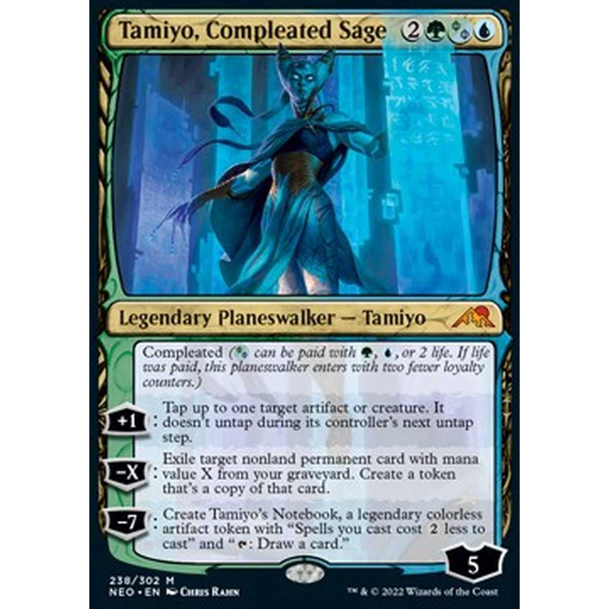 Tamiyo, Compleated Sage - Tamiyo, Compleated Sage - [NEO] [NM]