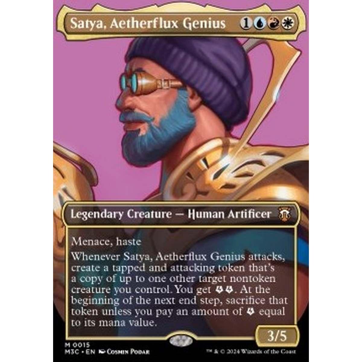 Satya, Aetherflux Genius (V.1) - Satya, Aetherflux Genius (V.1) - [XM3C] [NM] [Foil]