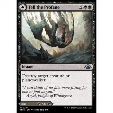 Fell the Profane // Fell Mire - Fell the Profane // Fell Mire - [MH3] [NM] [Foil]
