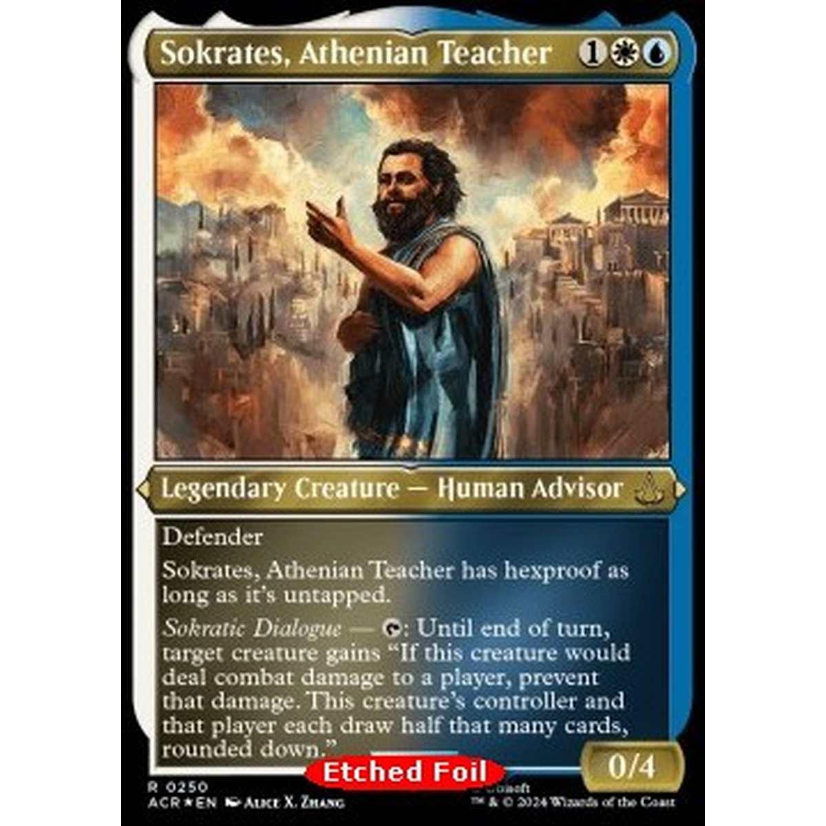 Sokrates, Athenian Teacher (V.2) - Sokrates, Athenian Teacher (V.2) - [XACR] [NM] [Foil]