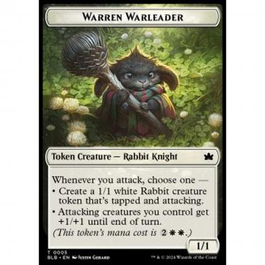 Warren Warleader Token (White 1/1) - Warren Warleader Token (White 1/1) - [TBLB] [NM]