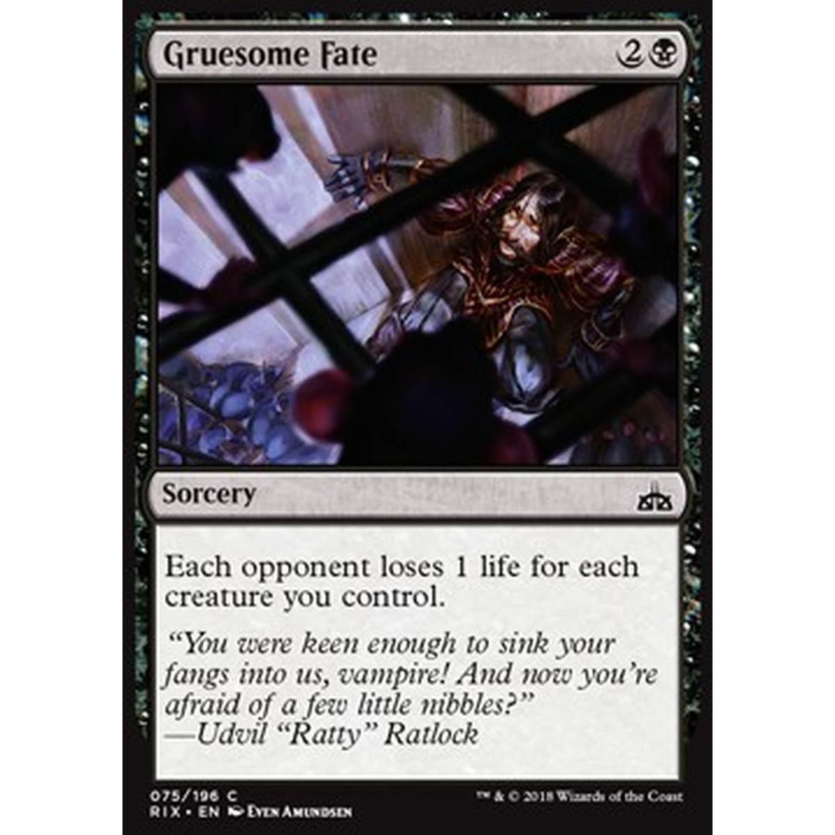 Gruesome Fate - Destino Raccapricciante - [RIX] [NM]