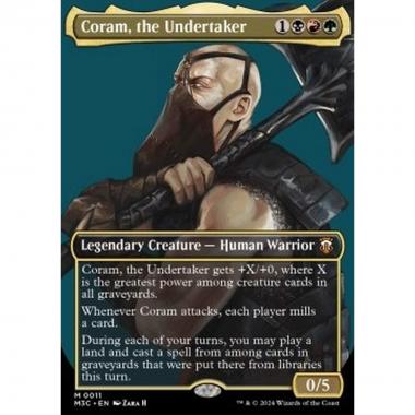 Coram, the Undertaker (V.1) - Coram, the Undertaker (V.1) - [XM3C] [NM] [Foil]