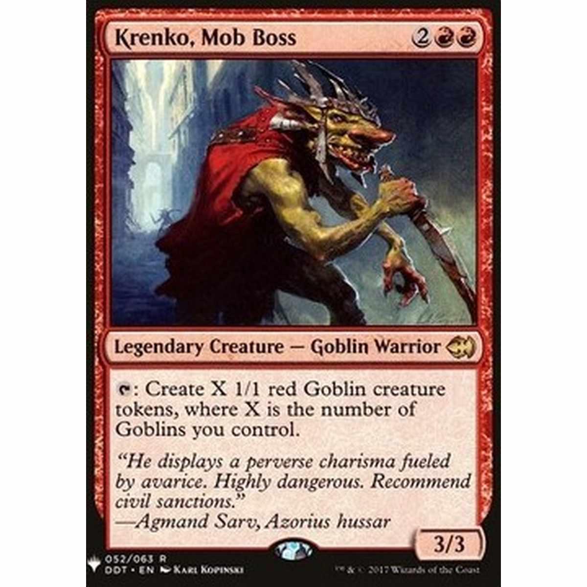 Krenko, Mob Boss - Krenko, Mob Boss - [MYS] [NM]