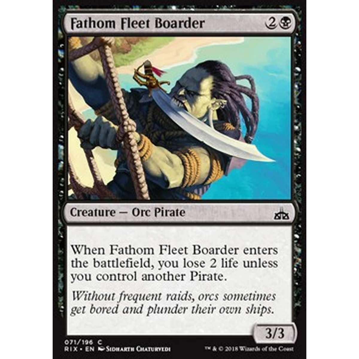 Fathom Fleet Boarder - Abbordatrice della Flotta Abissale - [RIX] [NM]