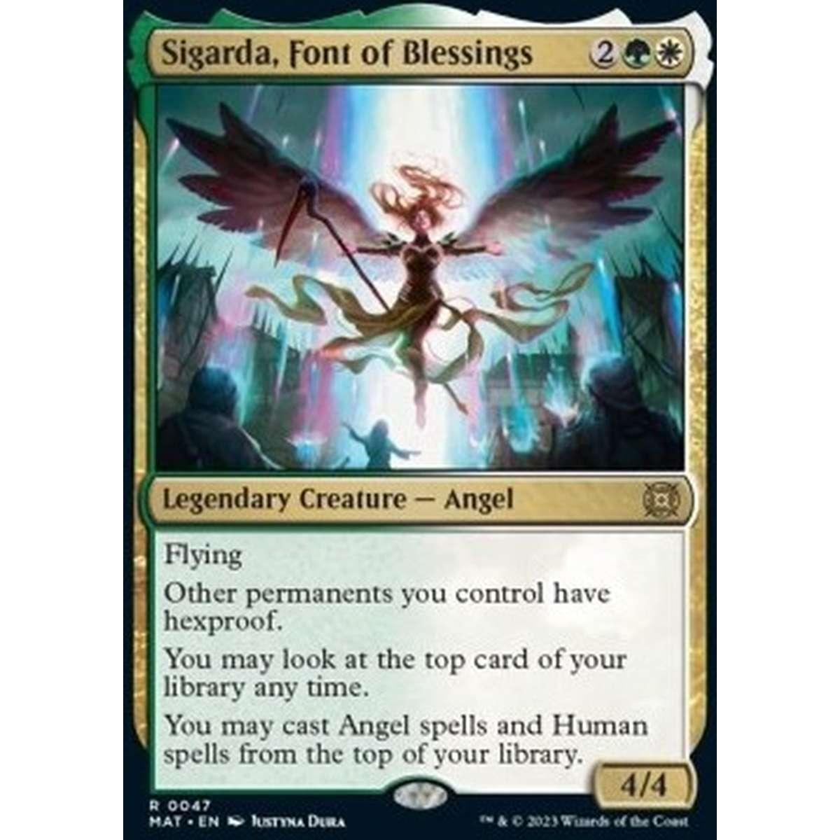 Sigarda, Font of Blessings - Sigarda, Font of Blessings - [MAT] [NM] [Foil]