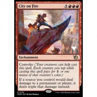 City on Fire (V.2) - Citt  in Fiamme (V.2) - [PMOM] [NM] [Foil]
