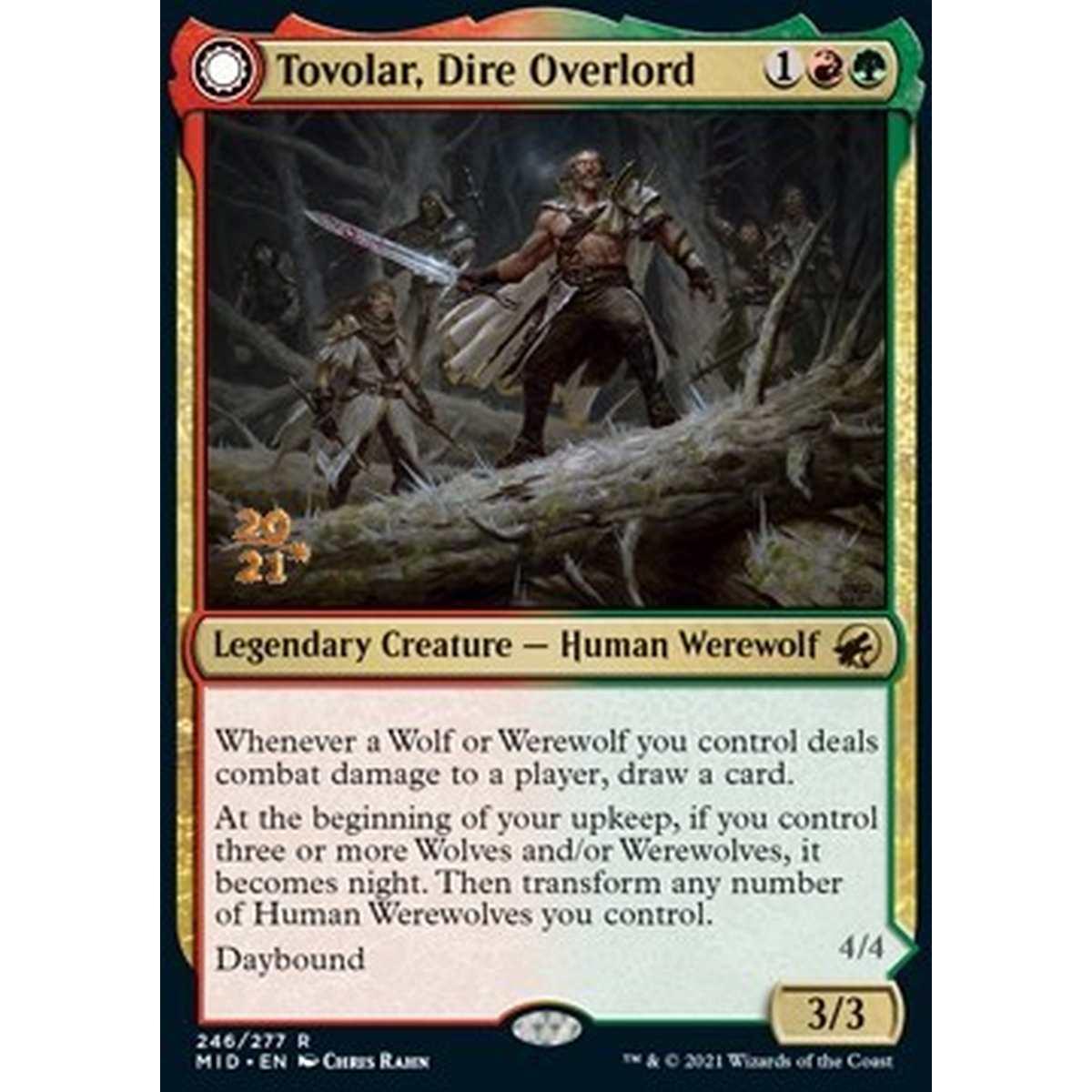 Tovolar, Dire Overlord // Tovolar, the Midnight Scourge - Tovolar, Signore Funesto // Tovolar, il Flagello di Mezzanotte - [PMID] [NM] [Foil]