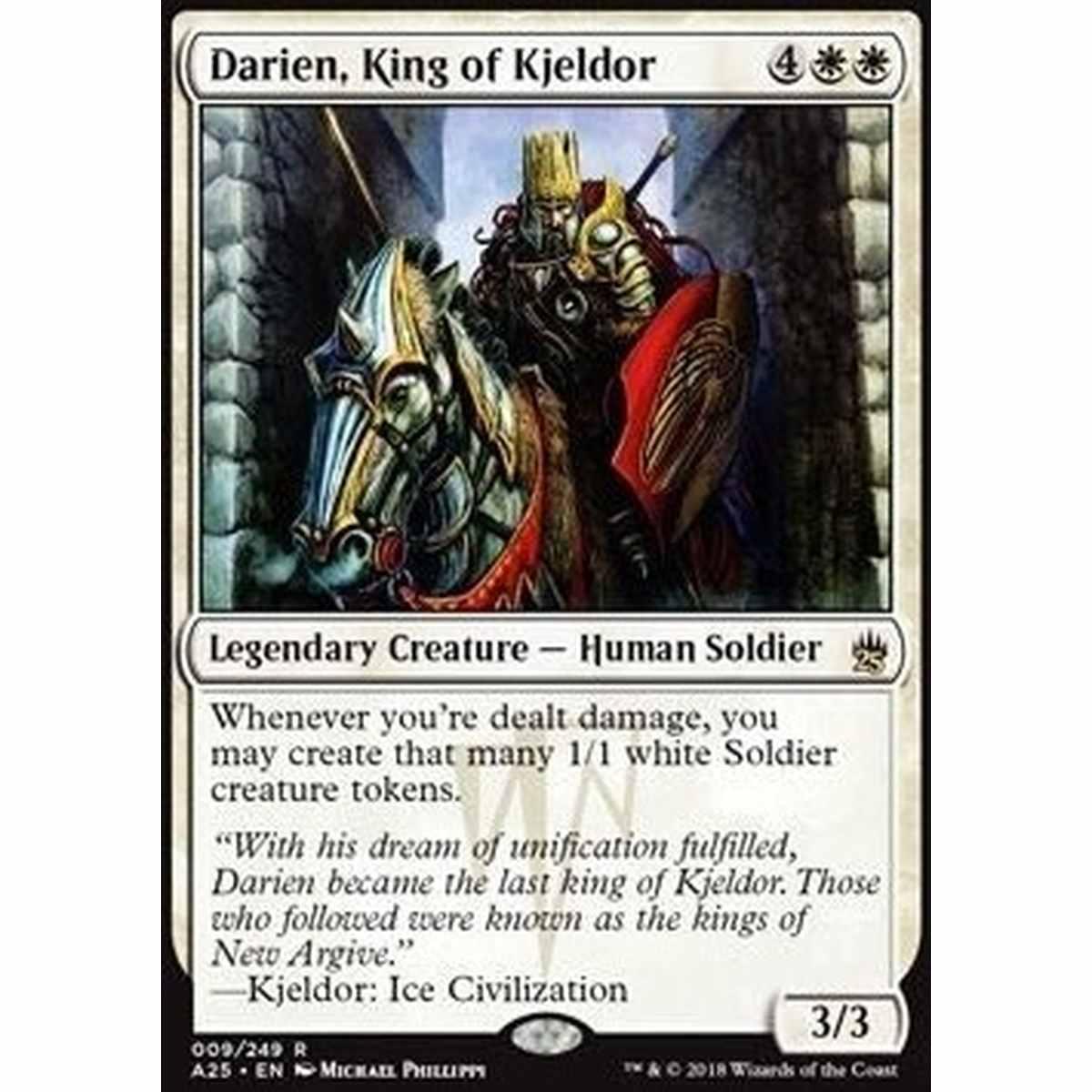 Darien, King of Kjeldor - Darien, King of Kjeldor - [A25] [NM]