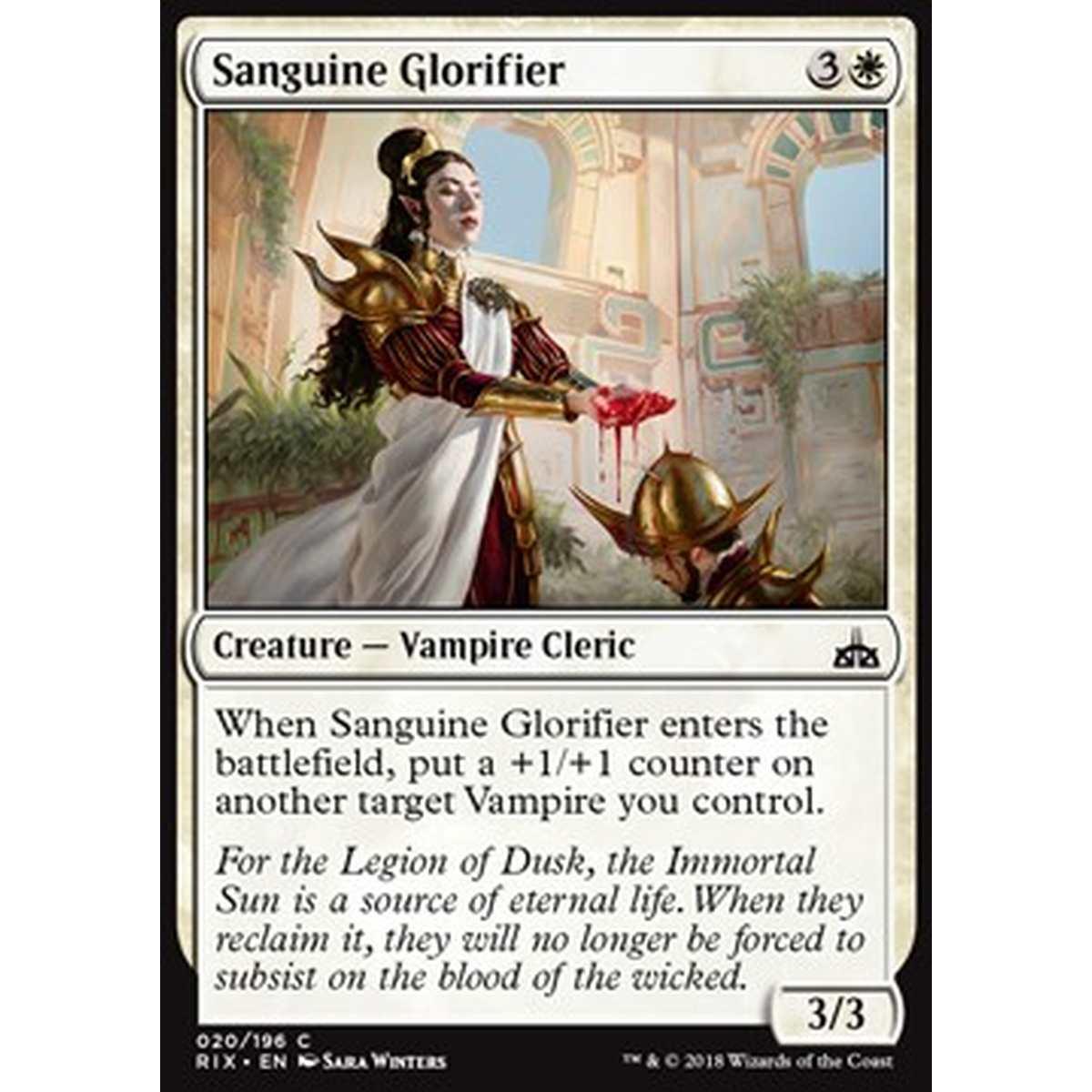 Sanguine Glorifier - Glorificatrice Sanguinaria - [RIX] [NM]