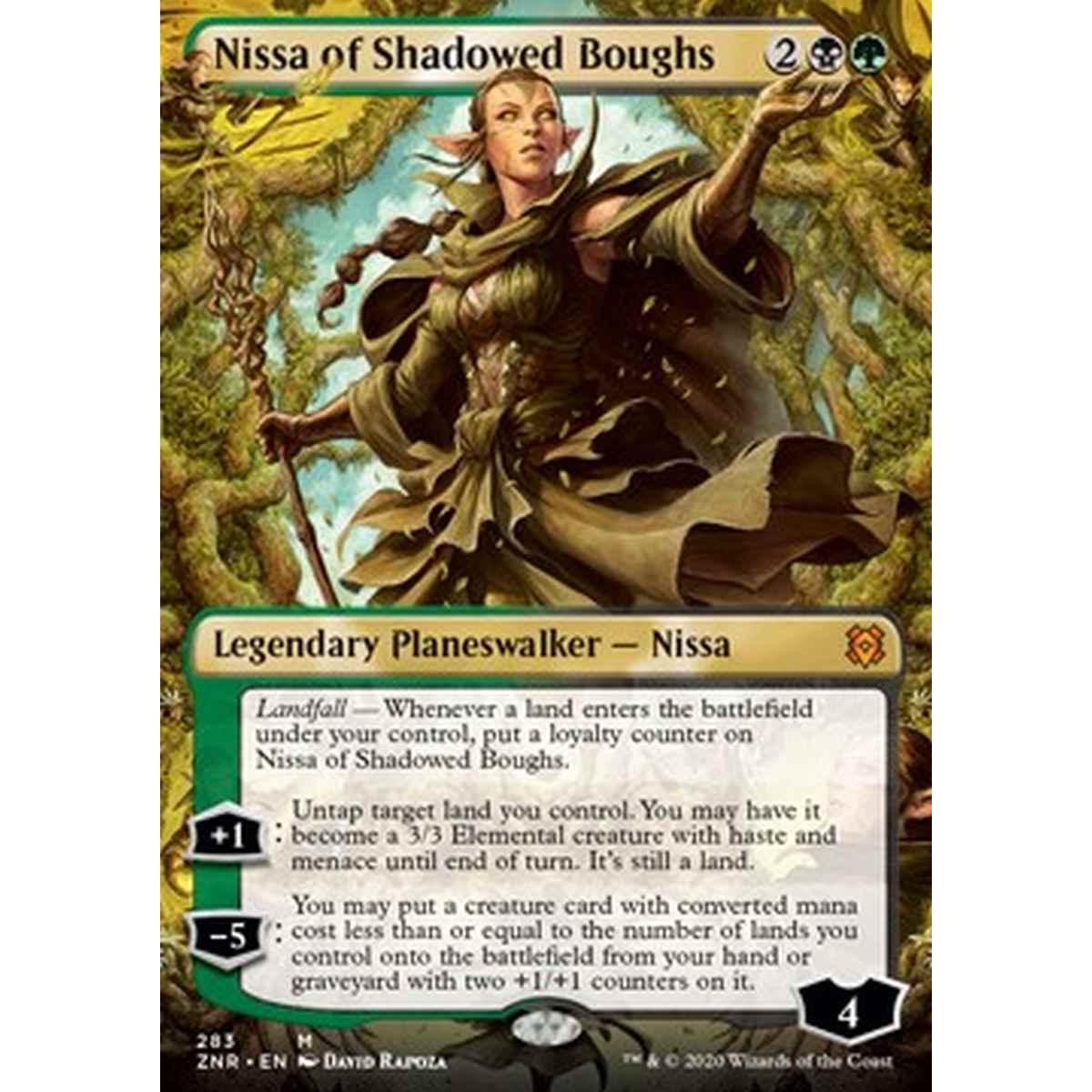 Nissa of Shadowed Boughs - Nissa of Shadowed Boughs - [XZNR] [NM]