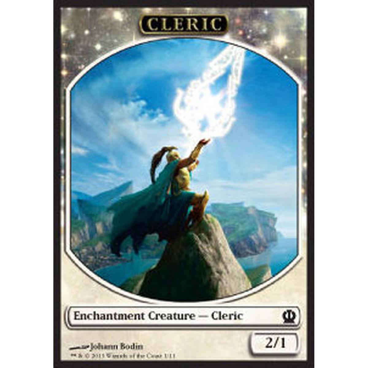 Cleric Token (White 2/1) - Cleric Token (White 2/1) - [THS] [EX]