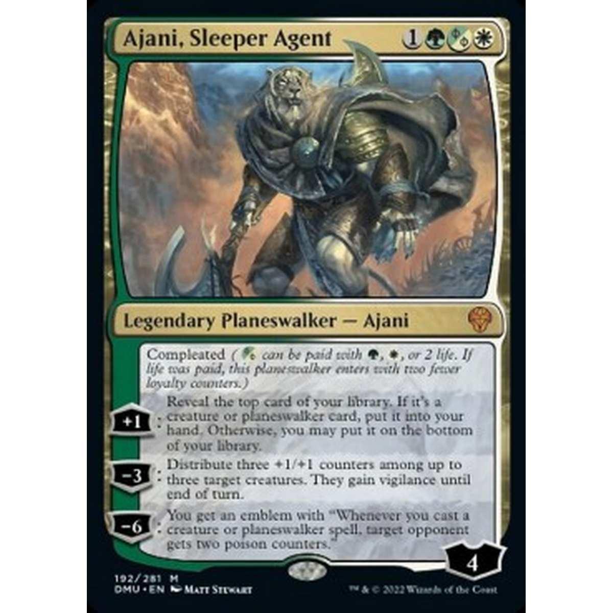 Ajani, Sleeper Agent - Ajani, Agente Dormiente - [DMU] [NM]