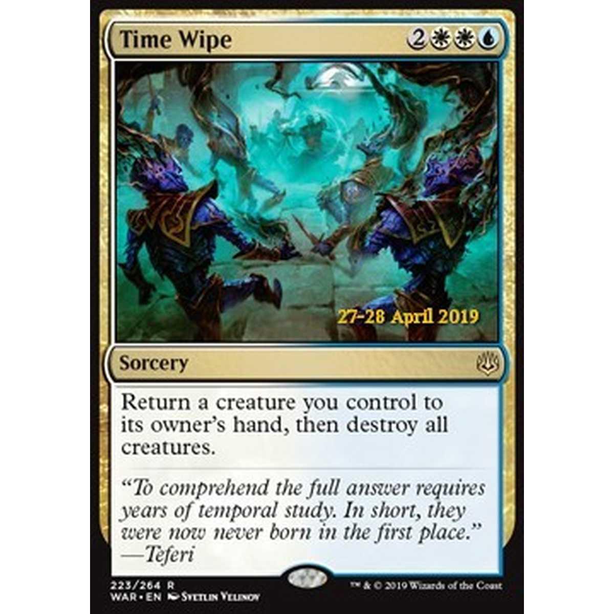 Time Wipe - Cancellazione Temporale - [XWAR] [NM] [Foil]