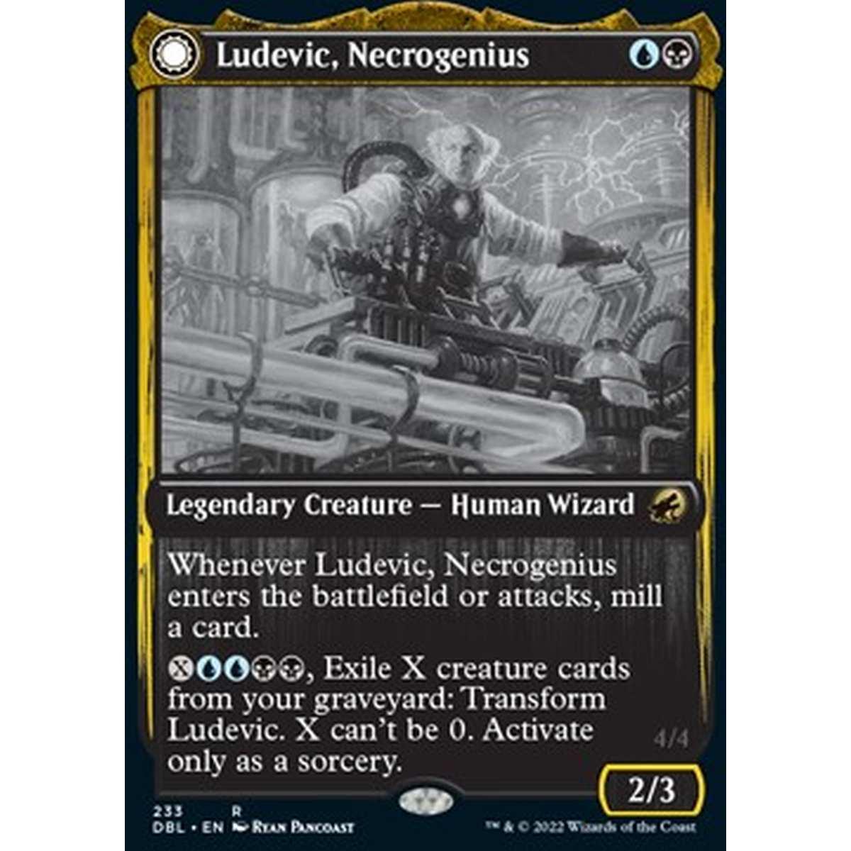 Ludevic, Necrogenius // Olag, Ludevic's Hubris - Ludevic, Necrogenius // Olag, Ludevic's Hubris - [DBL] [NM] [Foil]