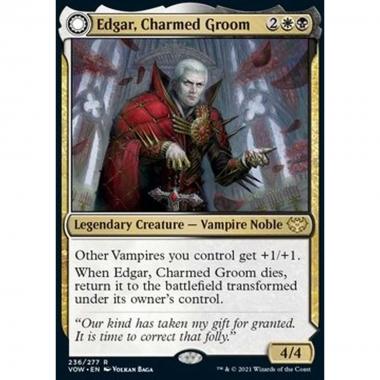 Edgar, Charmed Groom // Edgar Markov's Coffin - Edgar, Charmed Groom // Edgar Markov's Coffin - [VOW] [EX] [Foil]