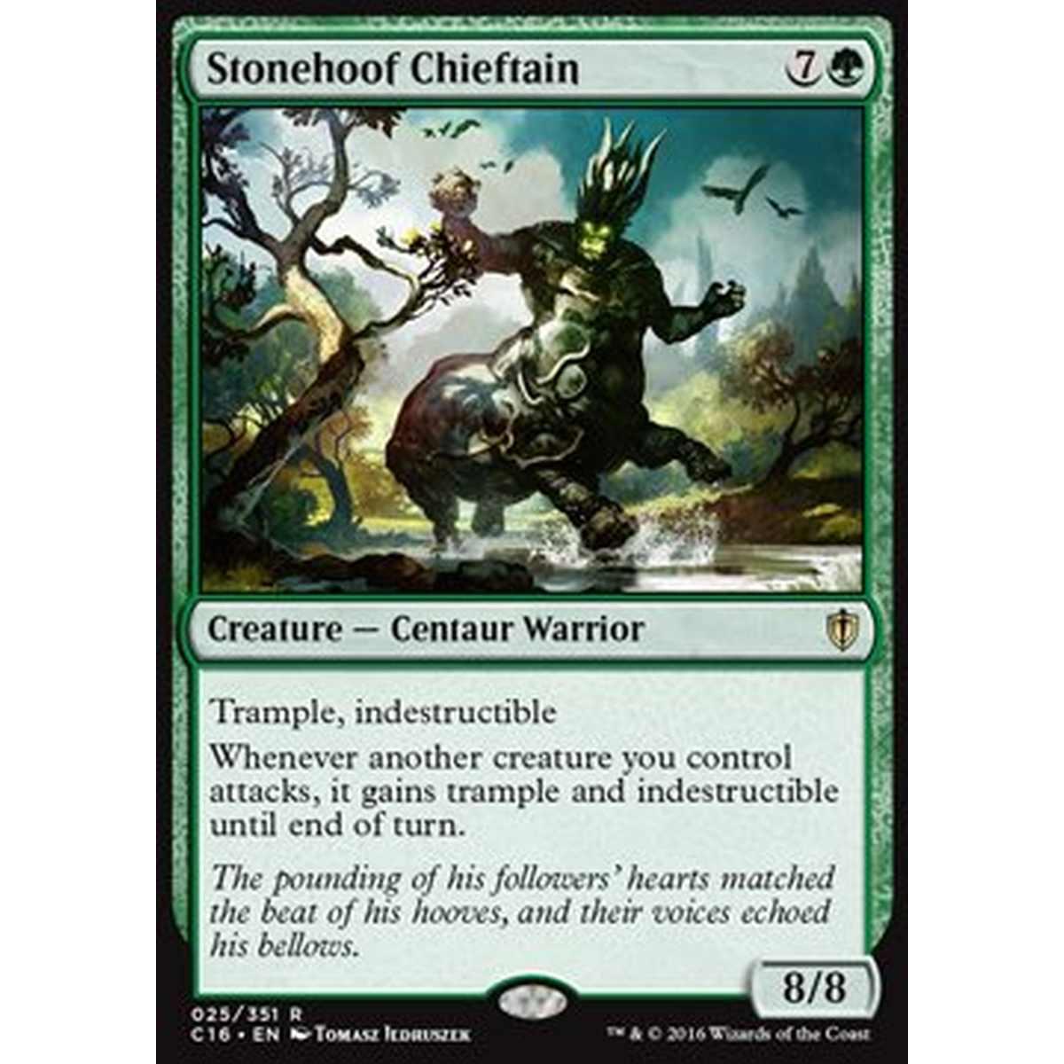 Stonehoof Chieftain - Capitano Zoccolo di Pietra - [C16] [NM]