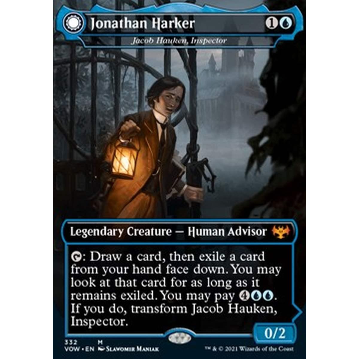 Jacob Hauken, Inspector // Hauken's Insight (V.2) - Jacob Hauken, Inspector // Hauken's Insight (V.2) - [XVOW] [NM] [Foil]