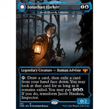 Jacob Hauken, Inspector // Hauken's Insight (V.2) - Jacob Hauken, Inspector // Hauken's Insight (V.2) - [XVOW] [NM] [Foil]