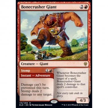 Bonecrusher Giant // Stomp - Bonecrusher Giant // Stomp - [ELD] [NM] [Foil]