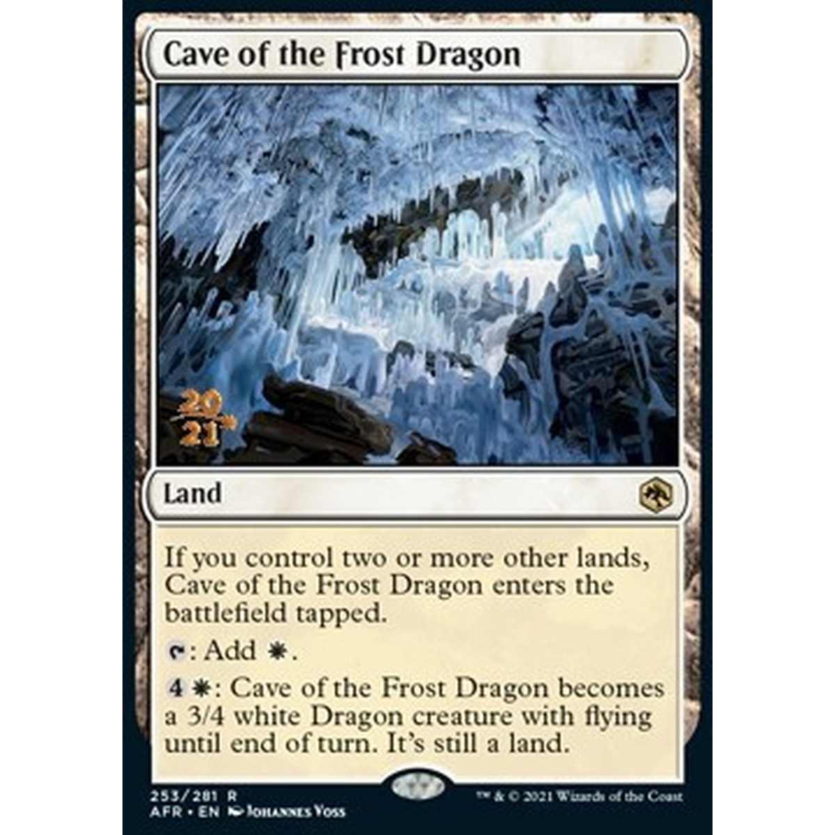 Cave of the Frost Dragon (V.1) - Grotta del Drago del Gelo (V.1) - [PAFR] [NM] [Foil]