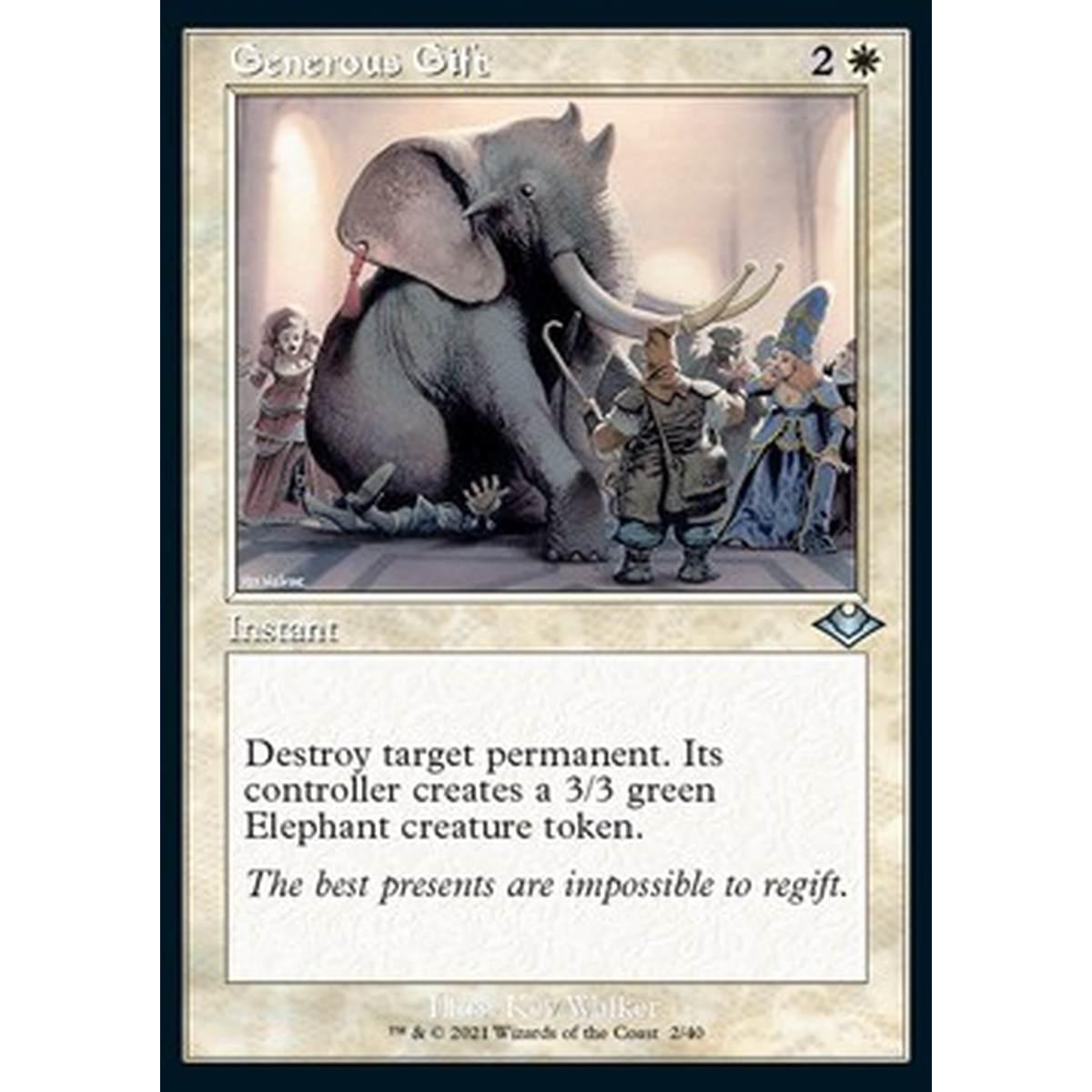 Generous Gift (V.1) - Generous Gift (V.1) - [RMH2] [NM] [Foil]