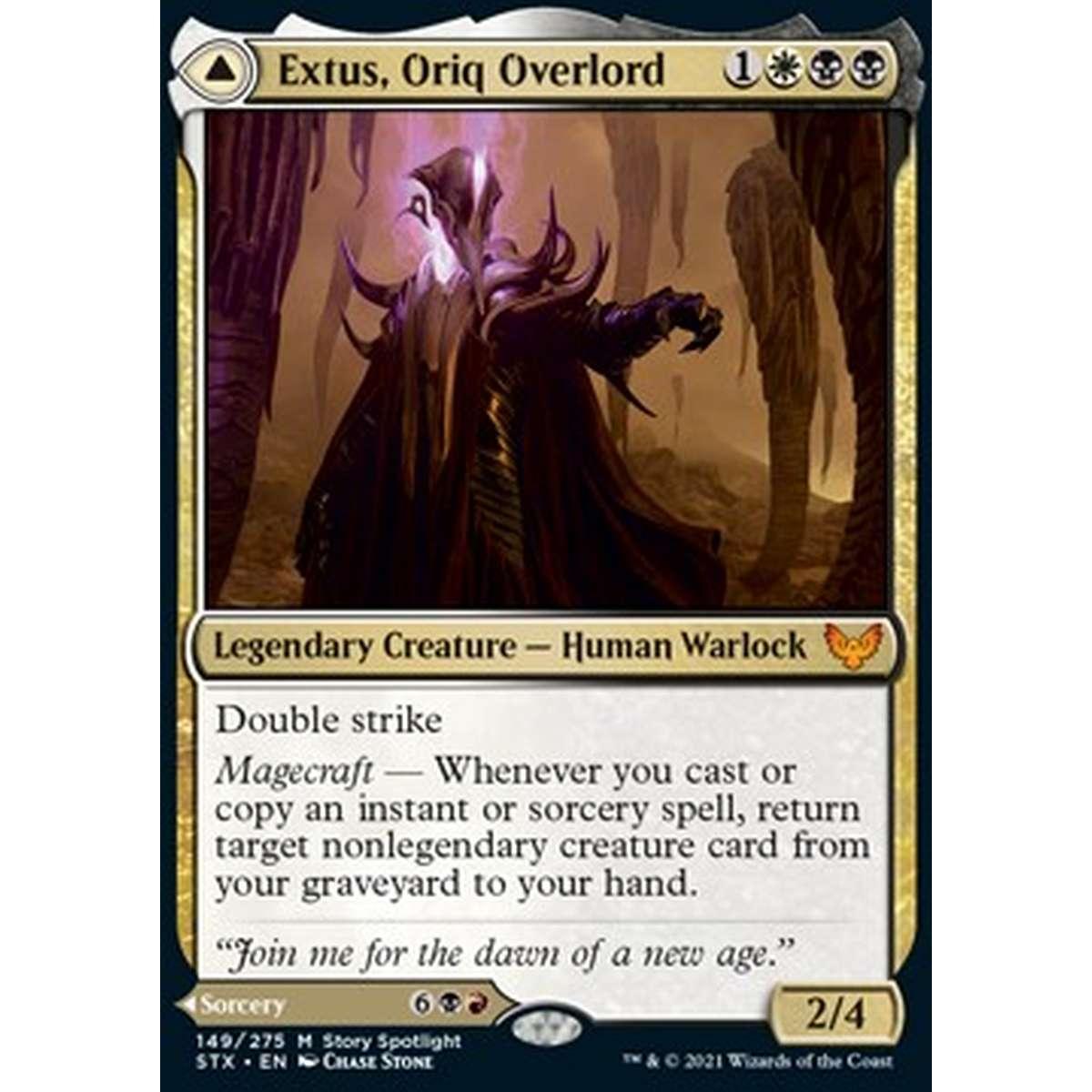 Extus, Oriq Overlord // Awaken the Blood Avatar - Extus, Signore degli Oriq // Risvegliare l'Avatar del Sangue - [STX] [NM]