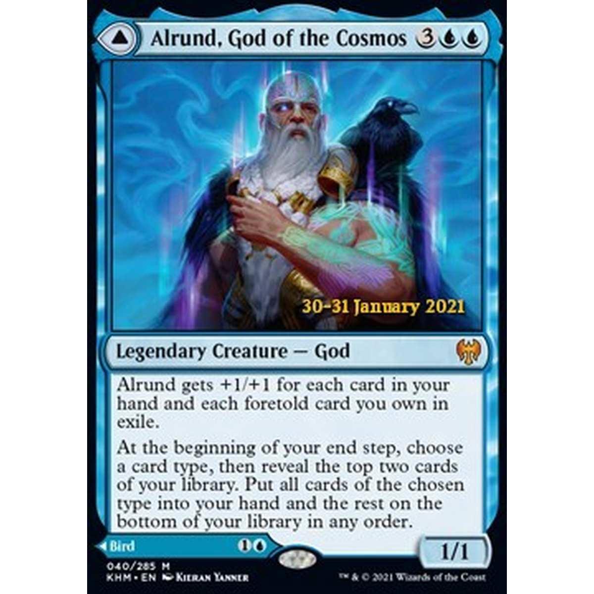 Alrund, God of the Cosmos // Hakka, Whispering Raven - Alrund, Dio del Cosmo // Hakka, Corvo Sussurrante - [PKHM] [NM] [Foil]