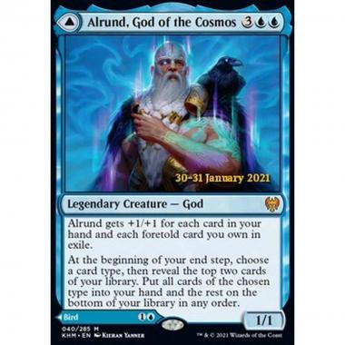 Alrund, God of the Cosmos // Hakka, Whispering Raven - Alrund, Dio del Cosmo // Hakka, Corvo Sussurrante - [PKHM] [NM] [Foil]