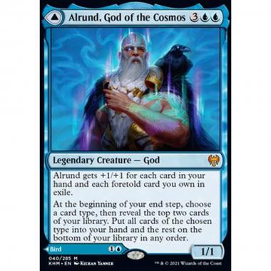 Alrund, God of the Cosmos // Hakka, Whispering Raven - Alrund, God of the Cosmos // Hakka, Whispering Raven - [KHM] [NM] [Foil]